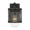 Z-Lite Kipton 1 Light Wall Sconce, Matte Black & Clear 3037-1S-MB - alternate 8